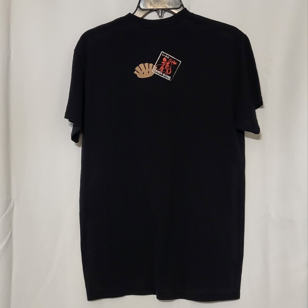 Gildan Men's Black Ramen Graphic Crewneck Short Sleeve T-Shirt Size Medium EUC - Picture 7 of 7